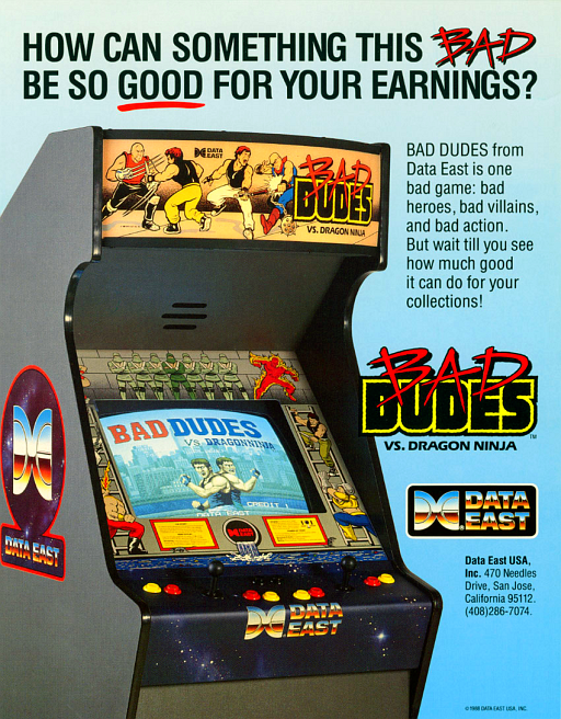 Bad Dudes vs. Dragonninja (US, revision 1)