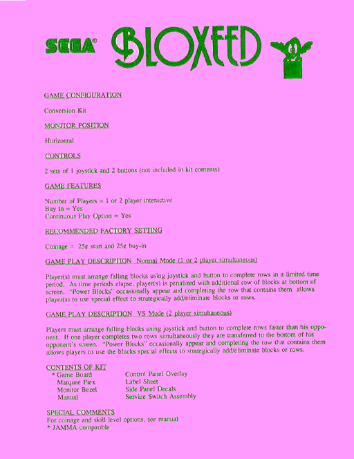 Bloxeed (Japan) (FD1094 317-0139)