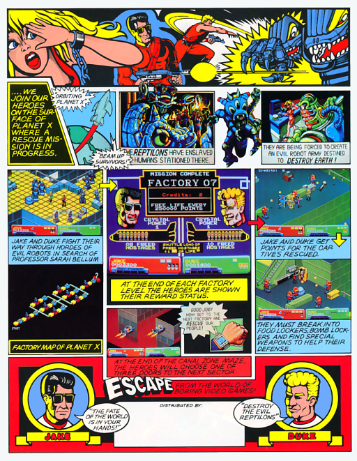 Escape from the Planet of the Robot Monsters (set 1)