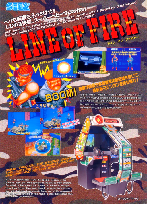 Line of Fire / Bakudan Yarou (World) (FD1094 317-0136)