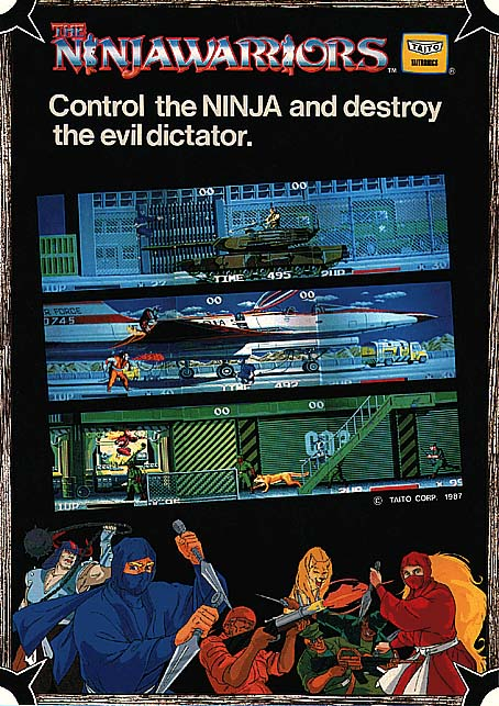 The Ninja Warriors (World, later version)
